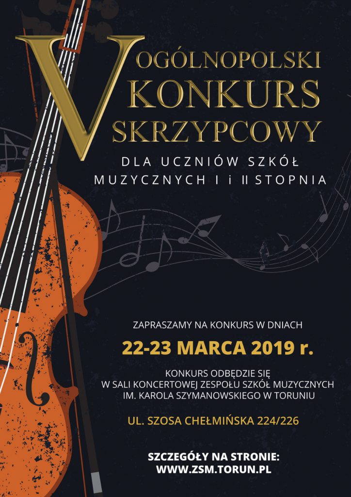V Ogólnopolski Konkurs Skrzypcowy w Toruniu